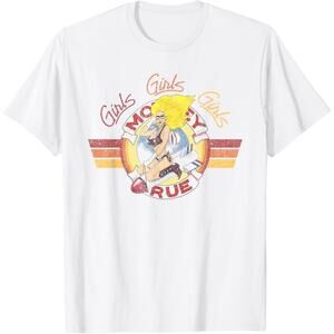 Mötley Crüe Bomber Girl Stadium Tour Dateback 2022 Tee Size Large New w/o Tag